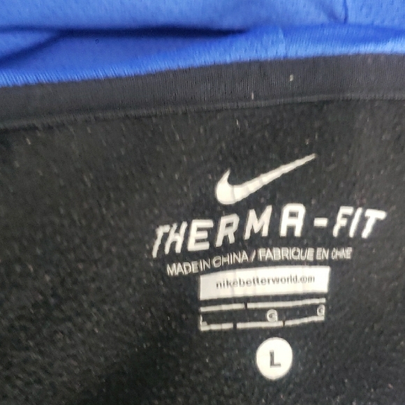 Nike Kids Hoodie with Blue Accents - Picture 4 of 4